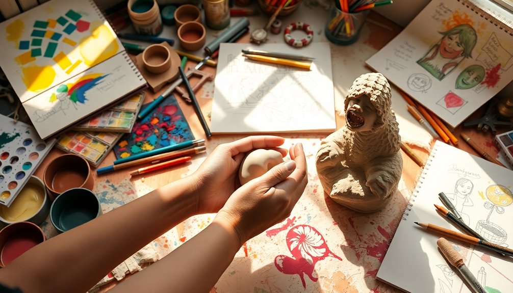 umarm öfter die Kreativität