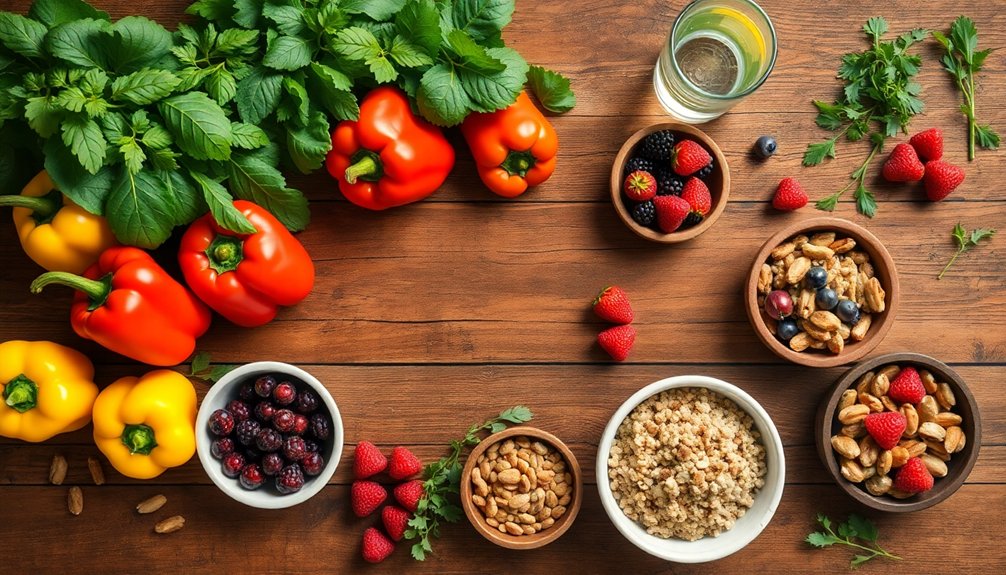 abwechslungsreiche und ausgewogene Ernährung